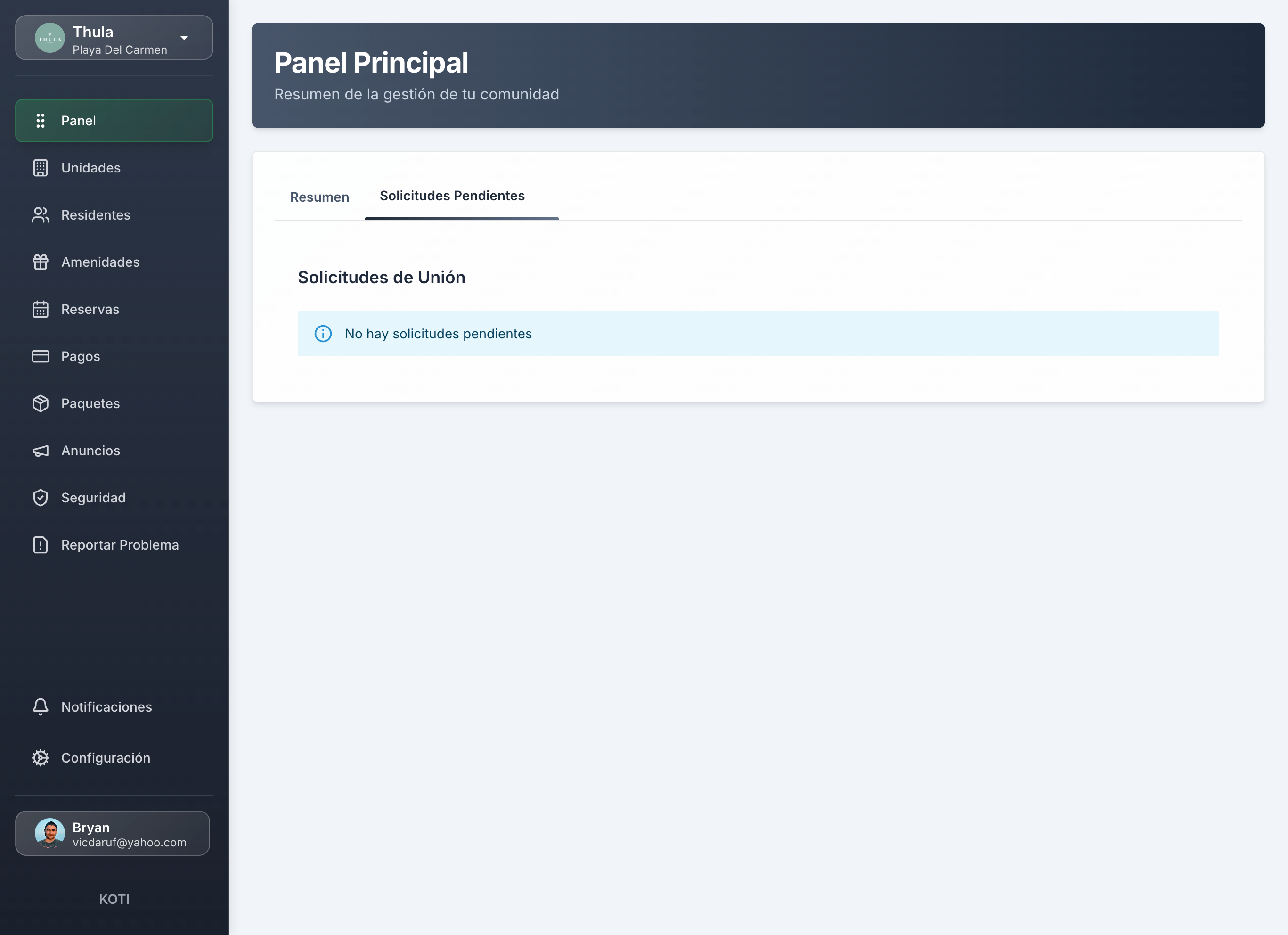 Software administraci贸n fraccionamientos - Gesti贸n invitaciones pendientes